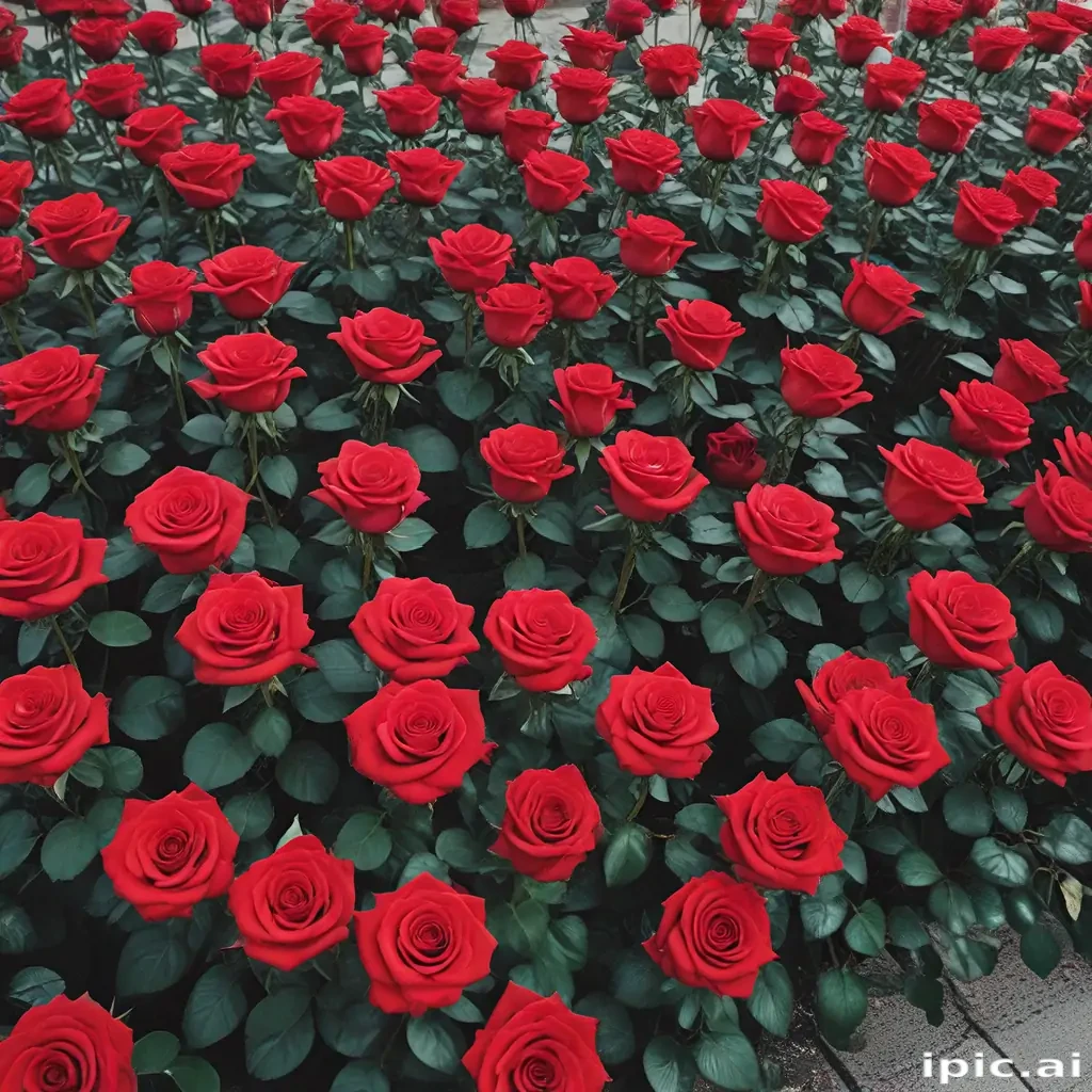 red roses aesthetic