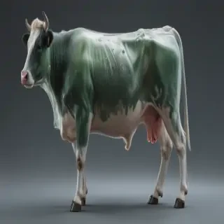 transparent cow