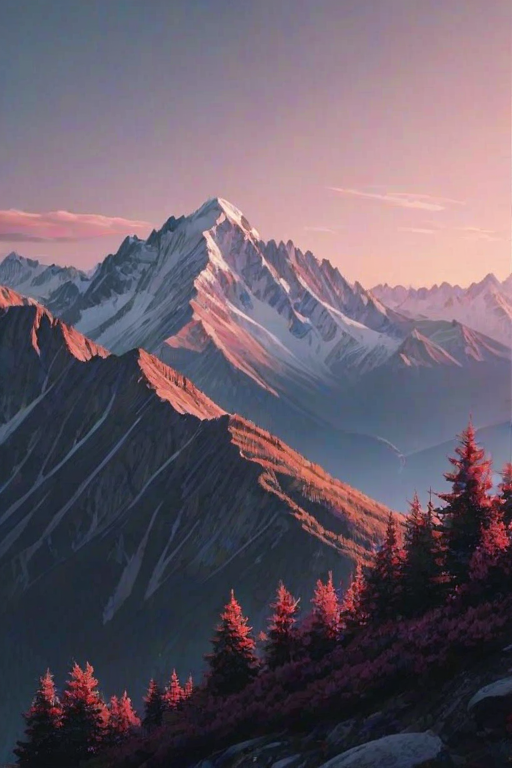 aesthetic mountain wallpaper