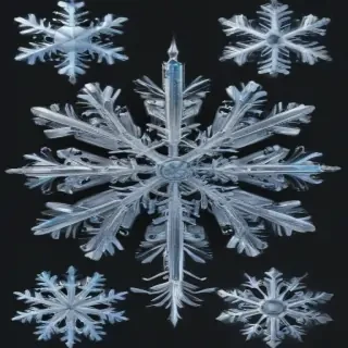 transparent snowflakes png