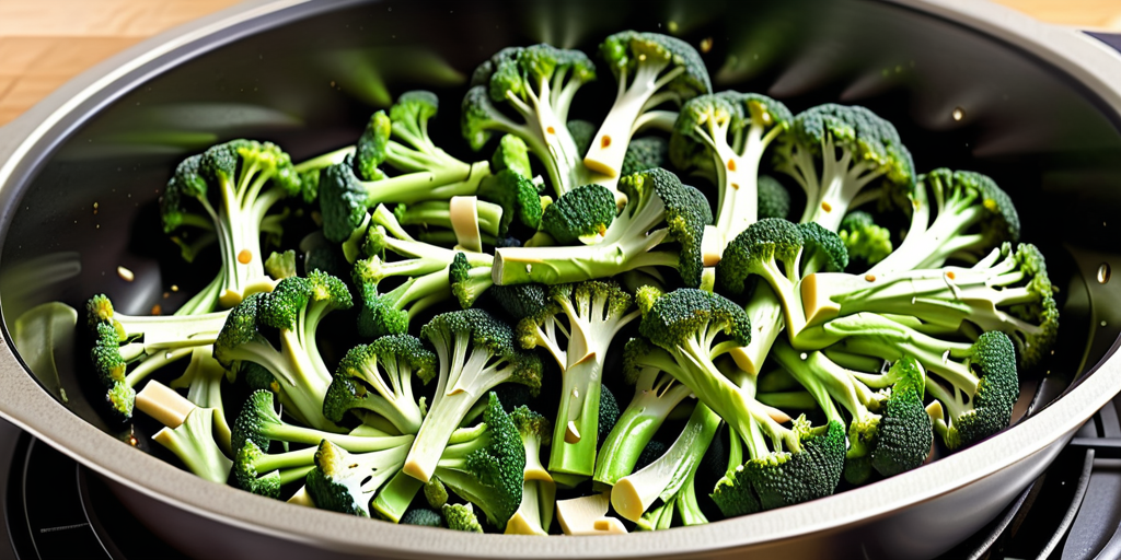 how to cook frozen broccoli in the oven