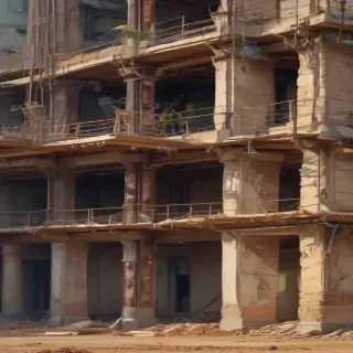 construction site background