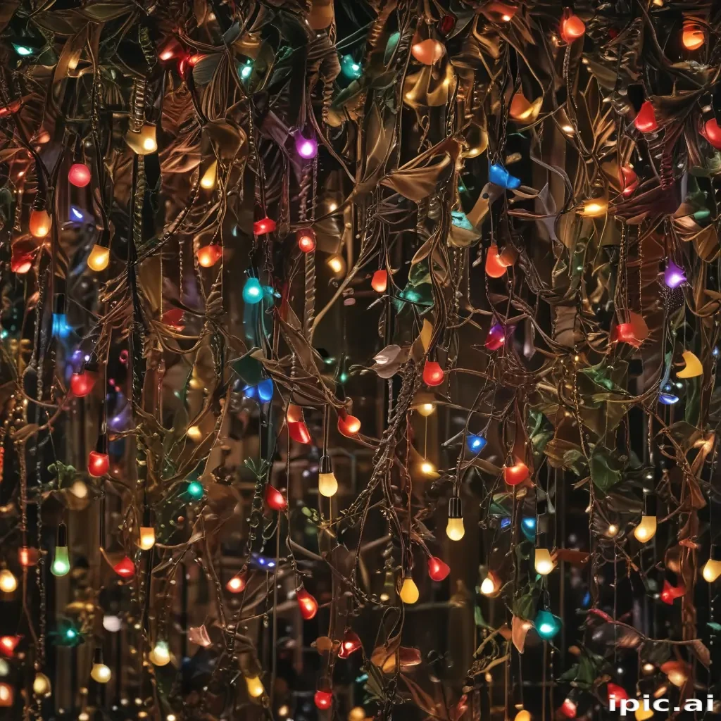 christmas lights iphone wallpaper
