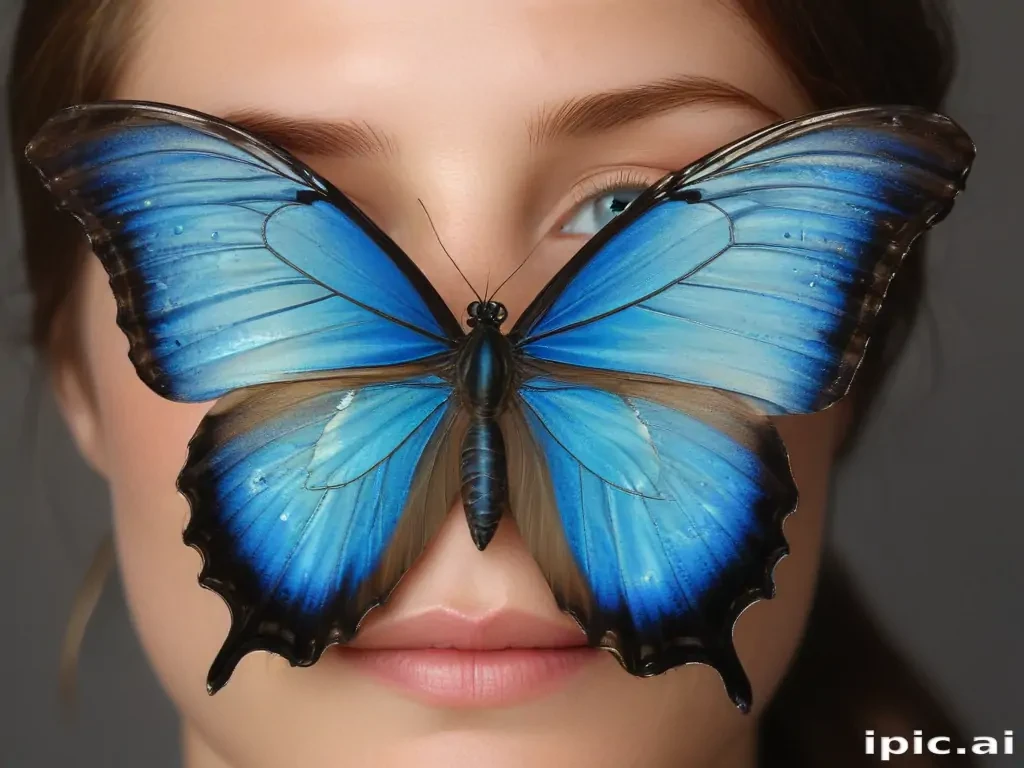 blue morpho butterfly