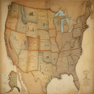 map of united states of america