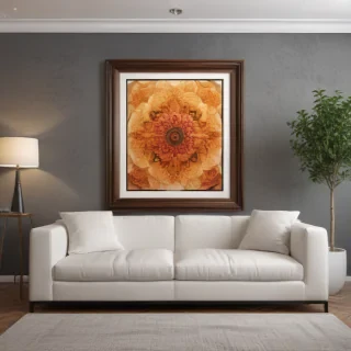 framed art mockup