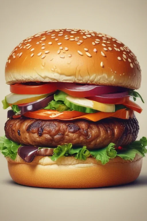 hamburger drawing