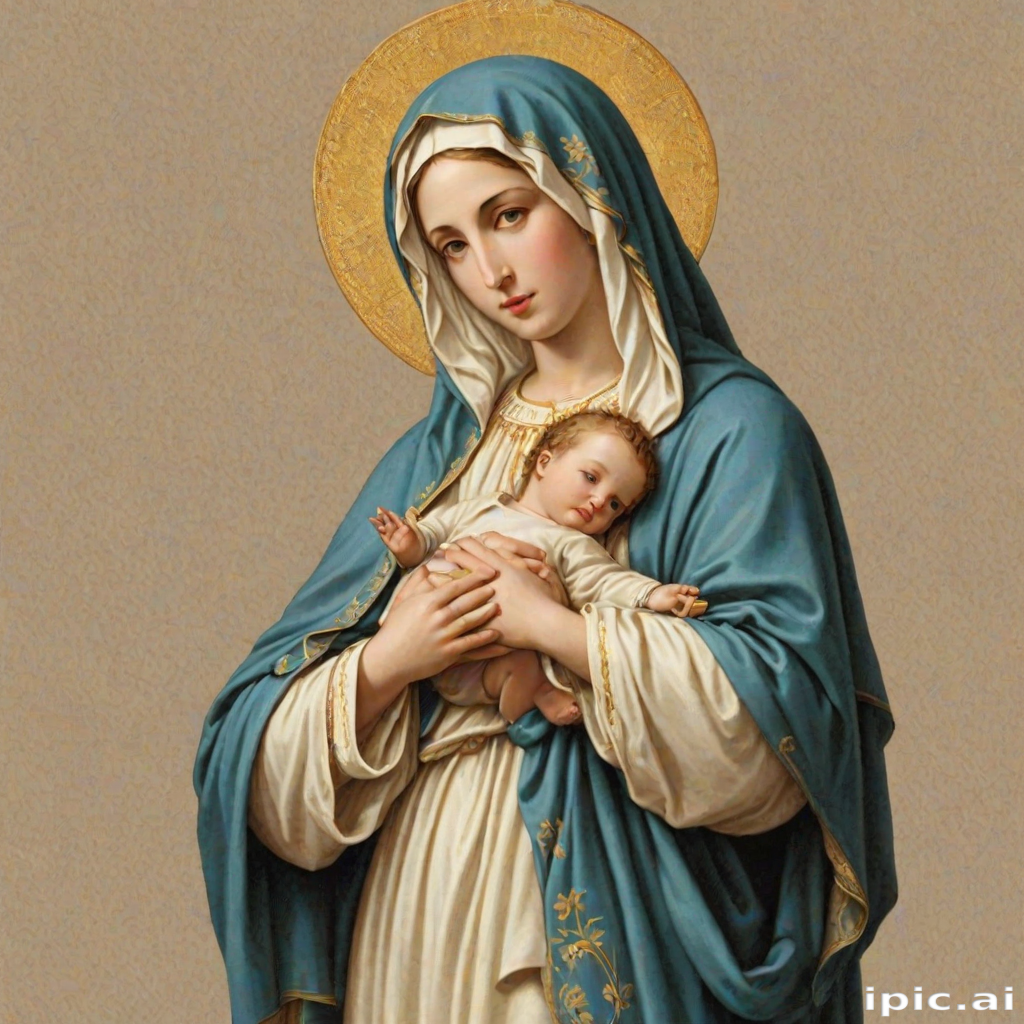 virgin mary clipart
