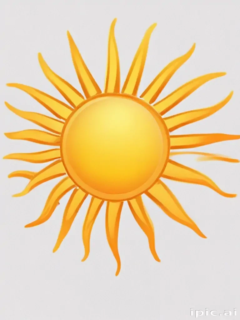 sun clipart no background