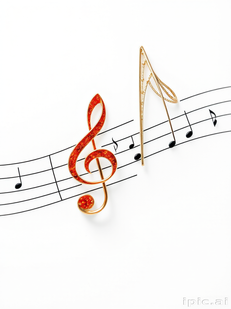 transparent music note