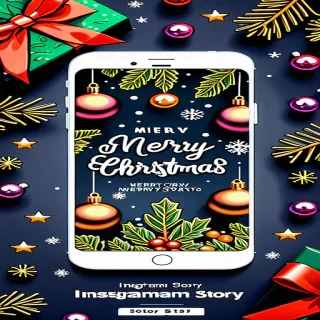 merry christmas instagram story