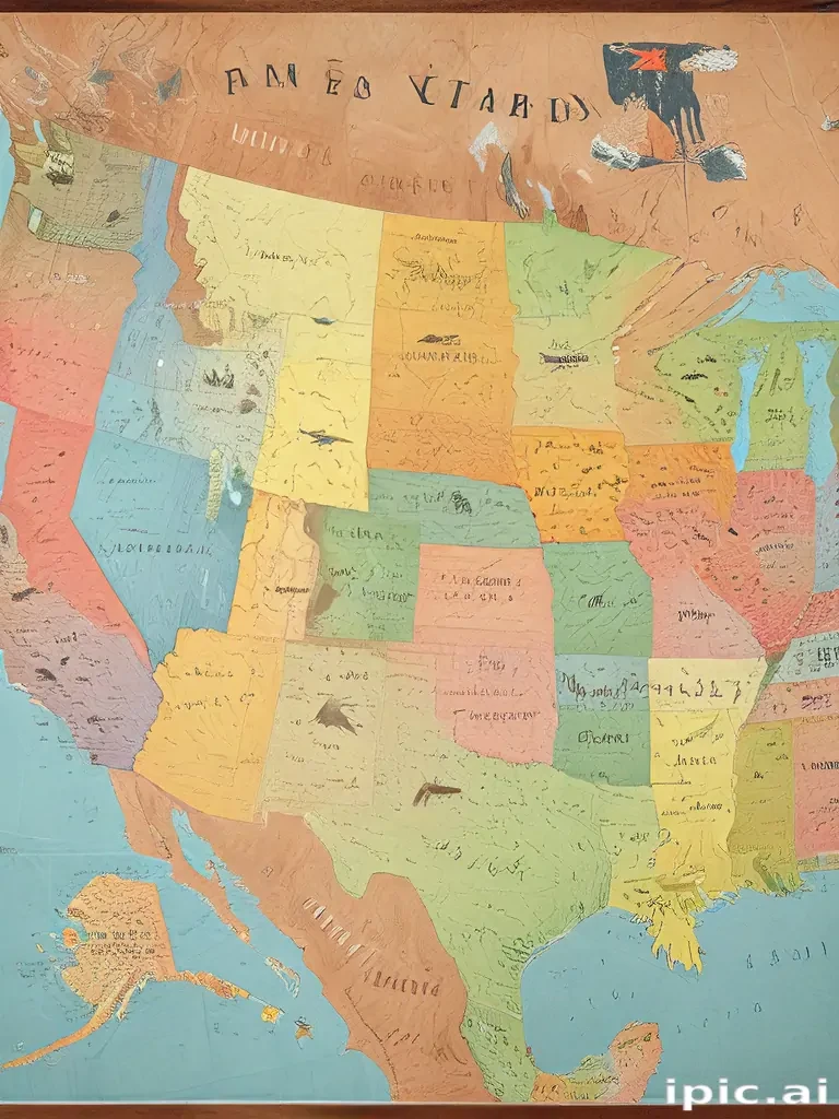 united states map