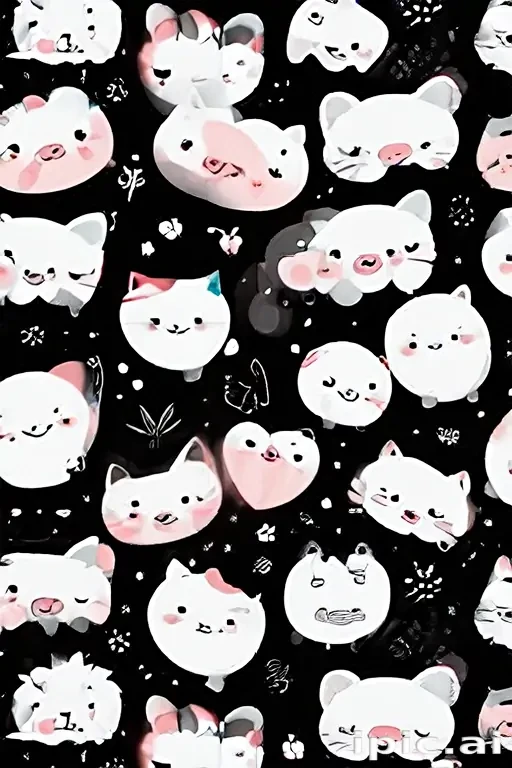 cute backgrounds black