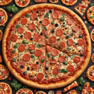 pizza clipart transparent background