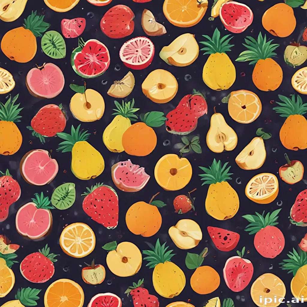 aesthetic fruit background
