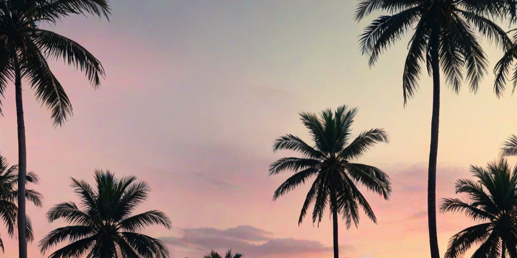 palm trees background