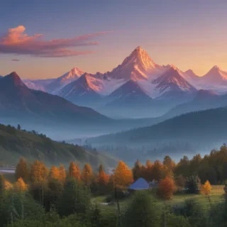 mountains transparent