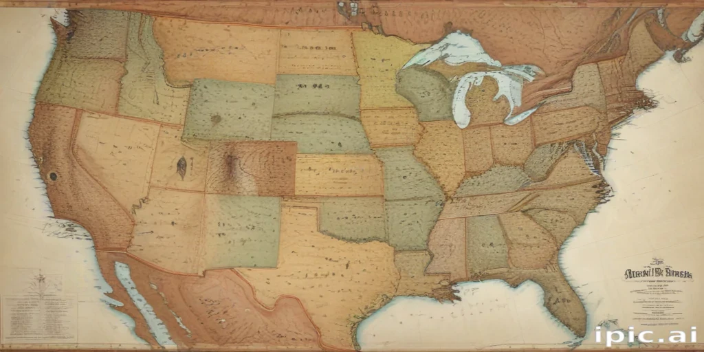 united states of america map
