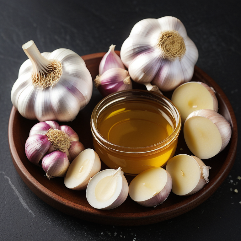 garlic and honey and ginger