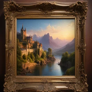 frame with background