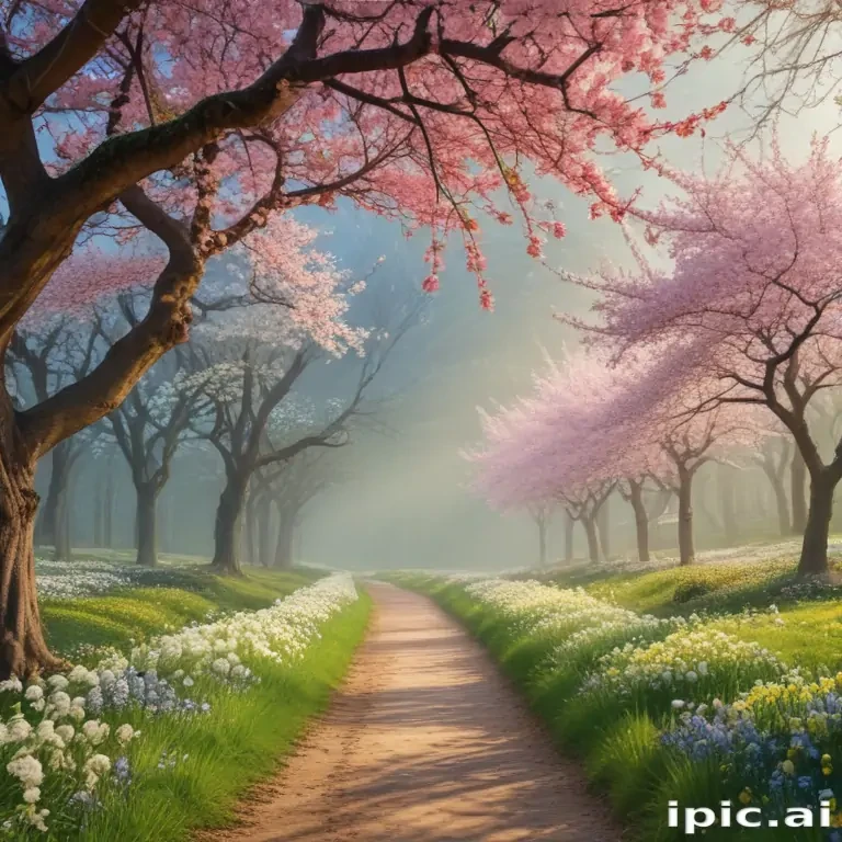 spring aesthetic desktop wallpaper