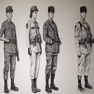 army drawings