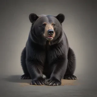 black bear png