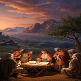 manger scene images free
