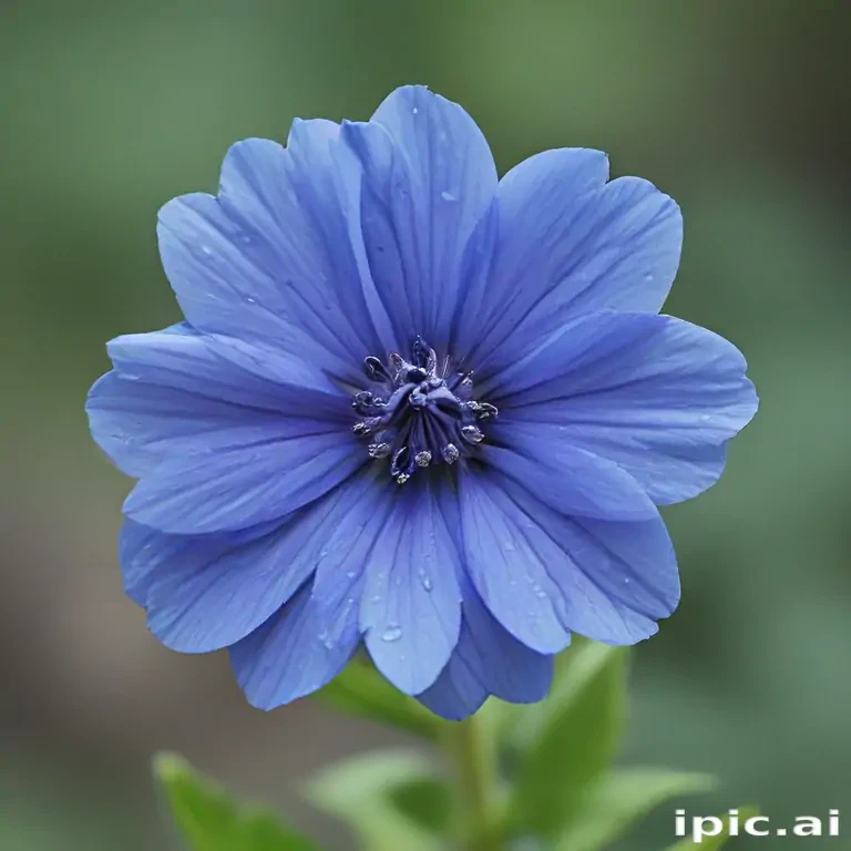blue flower