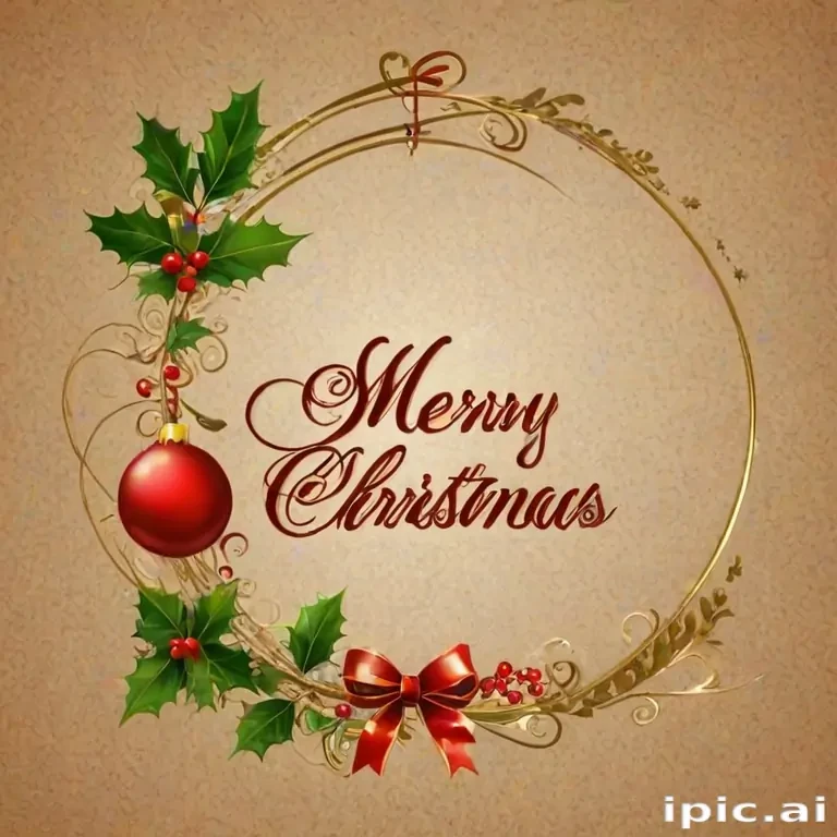 merry christmas clipart transparent background