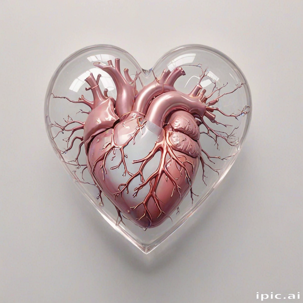 aesthetic transparent heart