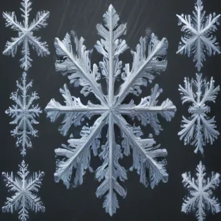 snowflake clipart with transparent background