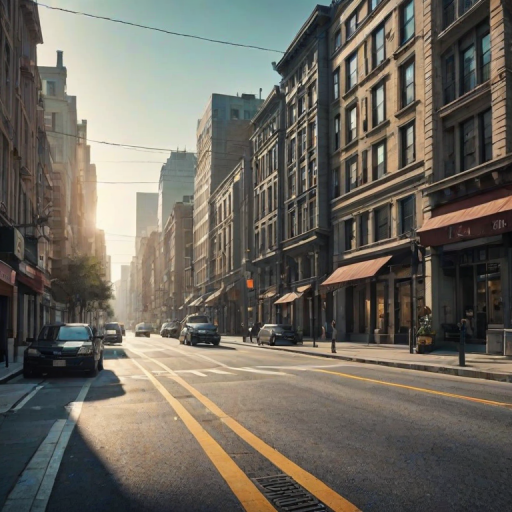 city street background
