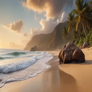 ios beach wallpaper