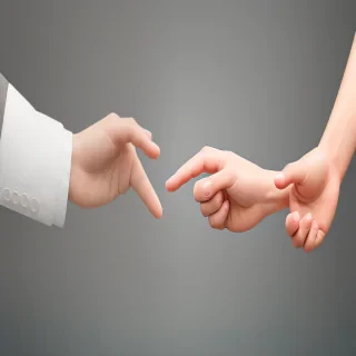hand pointing png