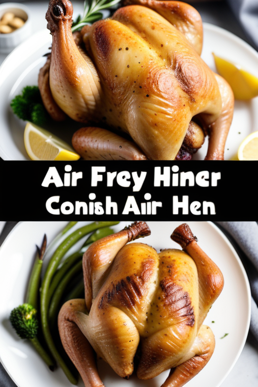 air fryer cornish game hen