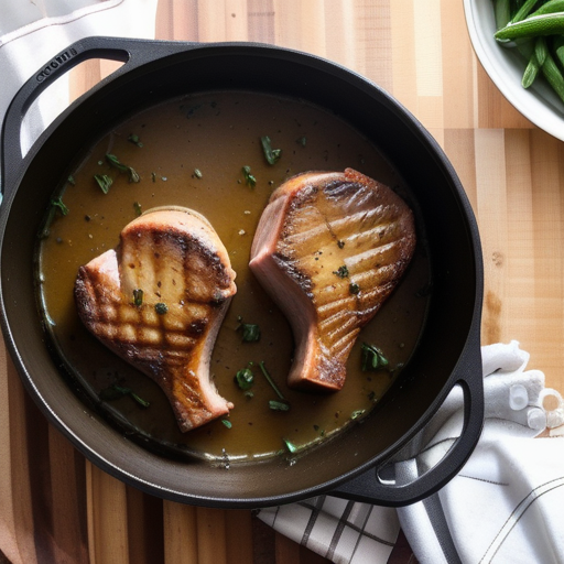 pork chops in a dutch oven