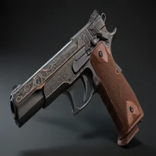 gun no background