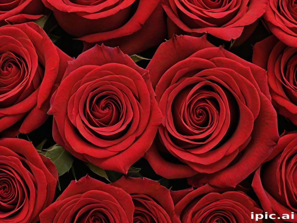 red rose background