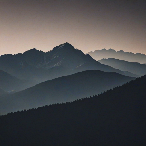mountain silhouette
