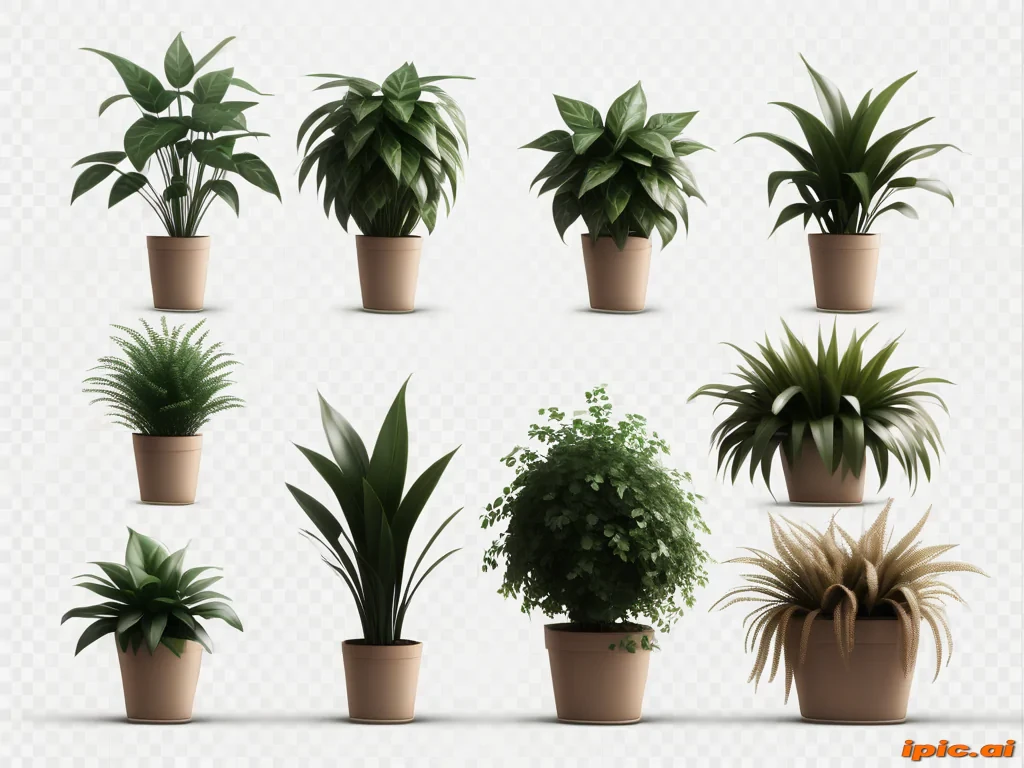 plants transparent background