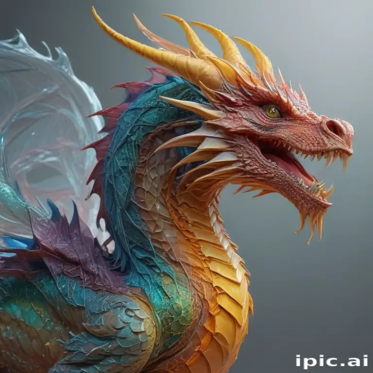 transparent dragon