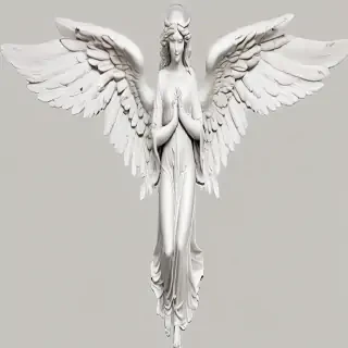 clipart of angels with wings