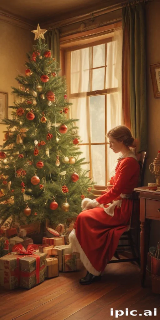 vintage christmas images to print