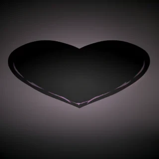 aesthetic black heart wallpaper