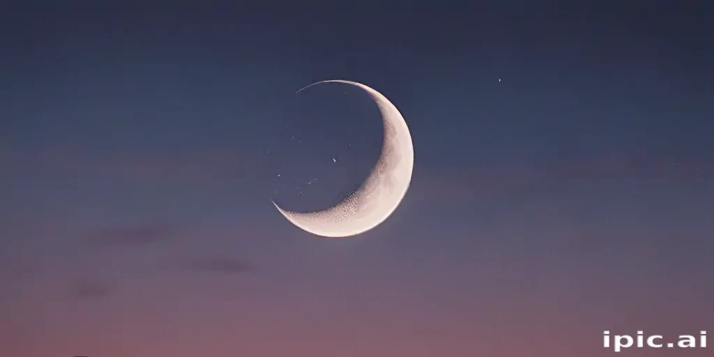 aesthetic crescent moon