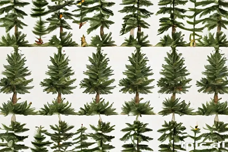 christmas trees transparent background