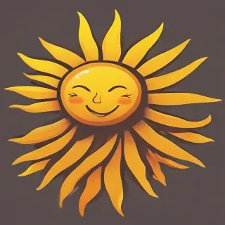 cartoon sun png
