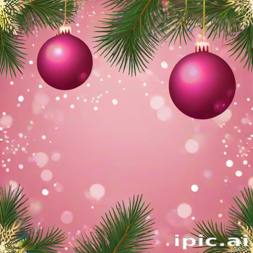christmas background pink