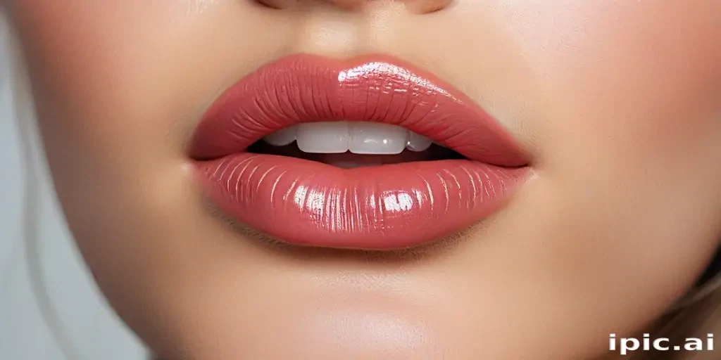 transparent lips